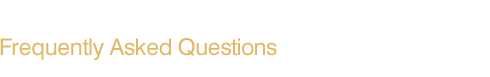 Frequently Asked Questions